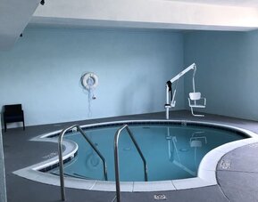 indoor pool at Capri Suites Anaheim.