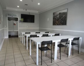 Meeting room at Capri Suites Anaheim.