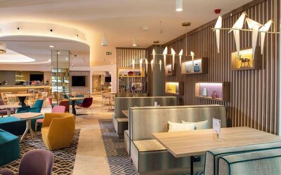Dining room at Hampton By Hilton Bialystok.