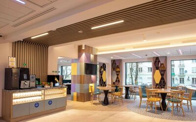 Dining room at Hampton By Hilton Bialystok.