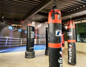 Boxing gym available at Westin Atlanta Airport Hotel.