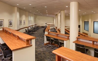 Amphitheatre available at Westin Atlanta Airport Hotel.