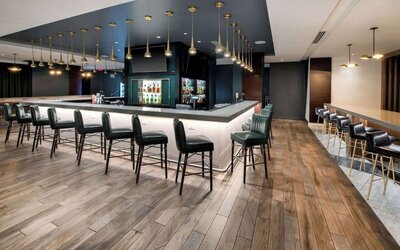 One of the 4 restaurants at Hilton Atlanta.