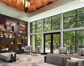 Seating area perfect for co-working at Atlanta Marriott Northwest At Galleria.