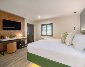 Day use room with TV and natural light at LYFE INN & SUITES By AGA.