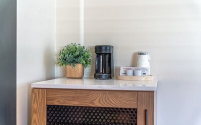 Coffee station at LYFE INN & SUITES By AGA.