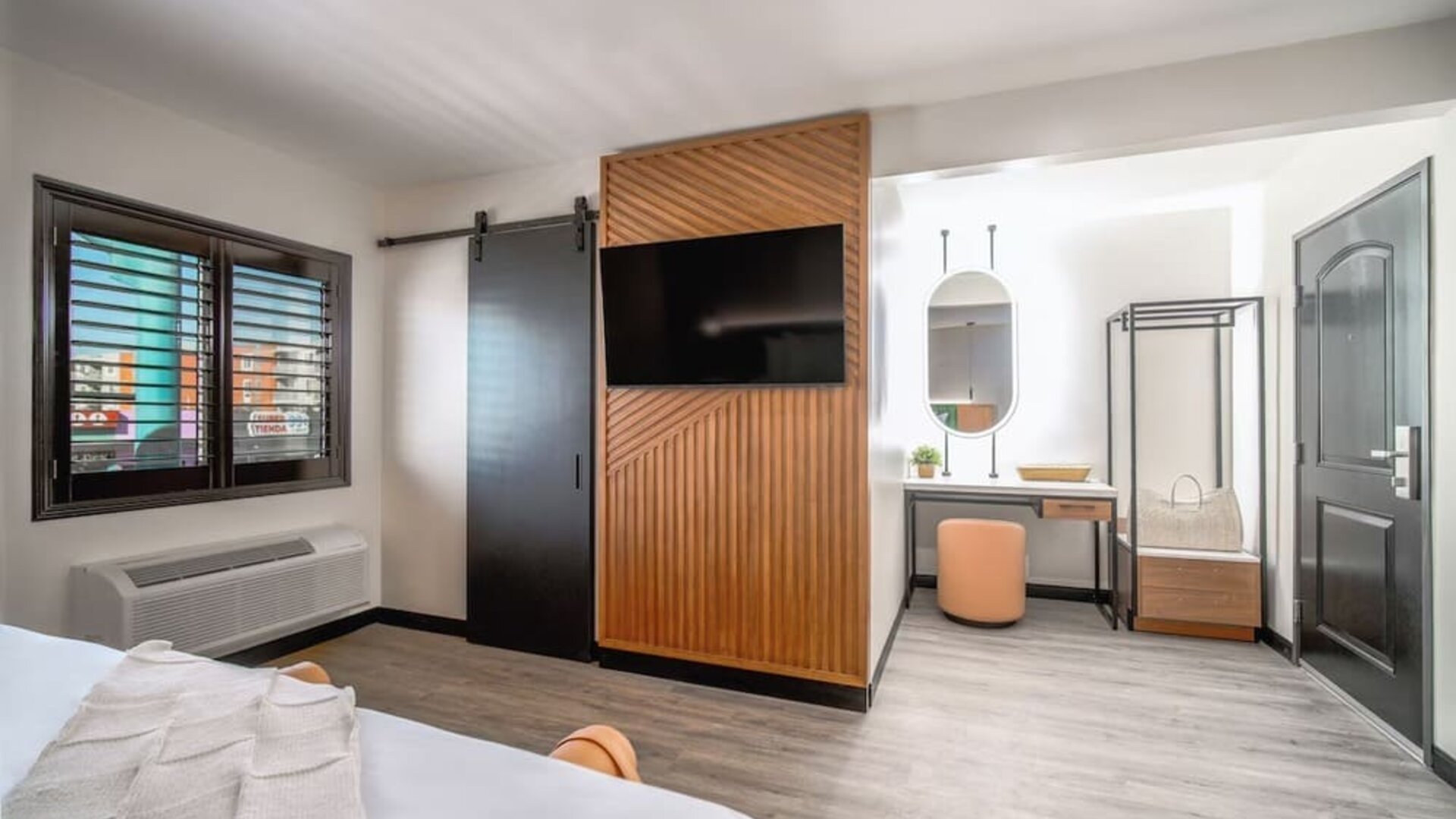 Day use room with TV and natural light at LYFE INN & SUITES By AGA.