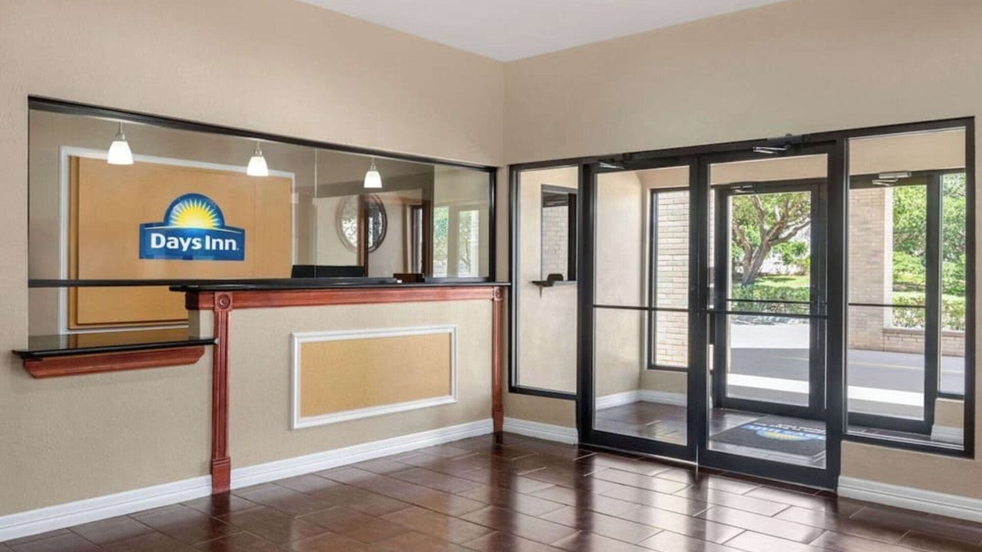 Lobby at Days Inn By Wyndham San Antonio Near Fiesta Park.