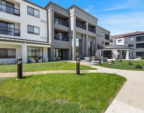 Garden and terrace seating at Best Western Plus Elgin - Chicago.