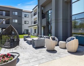 Garden and terrace seating at Best Western Plus Elgin - Chicago.