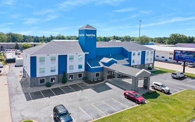 Parking available at AmericInn By Wyndham Urbana.