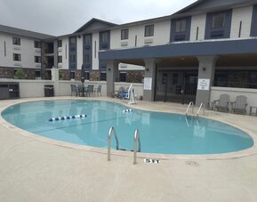 Outdoor pool at Clarion Pointe.