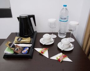 Coffee station at Breeze Boutique Athens.