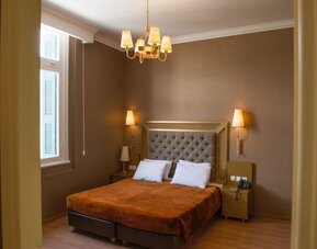 Day use room at Delphi Art Hotel.