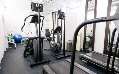Fitness center at Aire De O:live.
