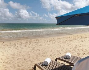 Beach access at Aire De O:live.