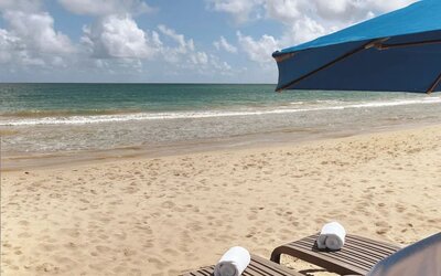 Beach access at Aire De O:live.