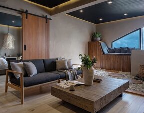 Lounge area at Aire De O:live.