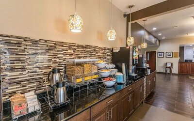 Breakfast available at Comfort Inn & Suites North Aurora - Naperville.