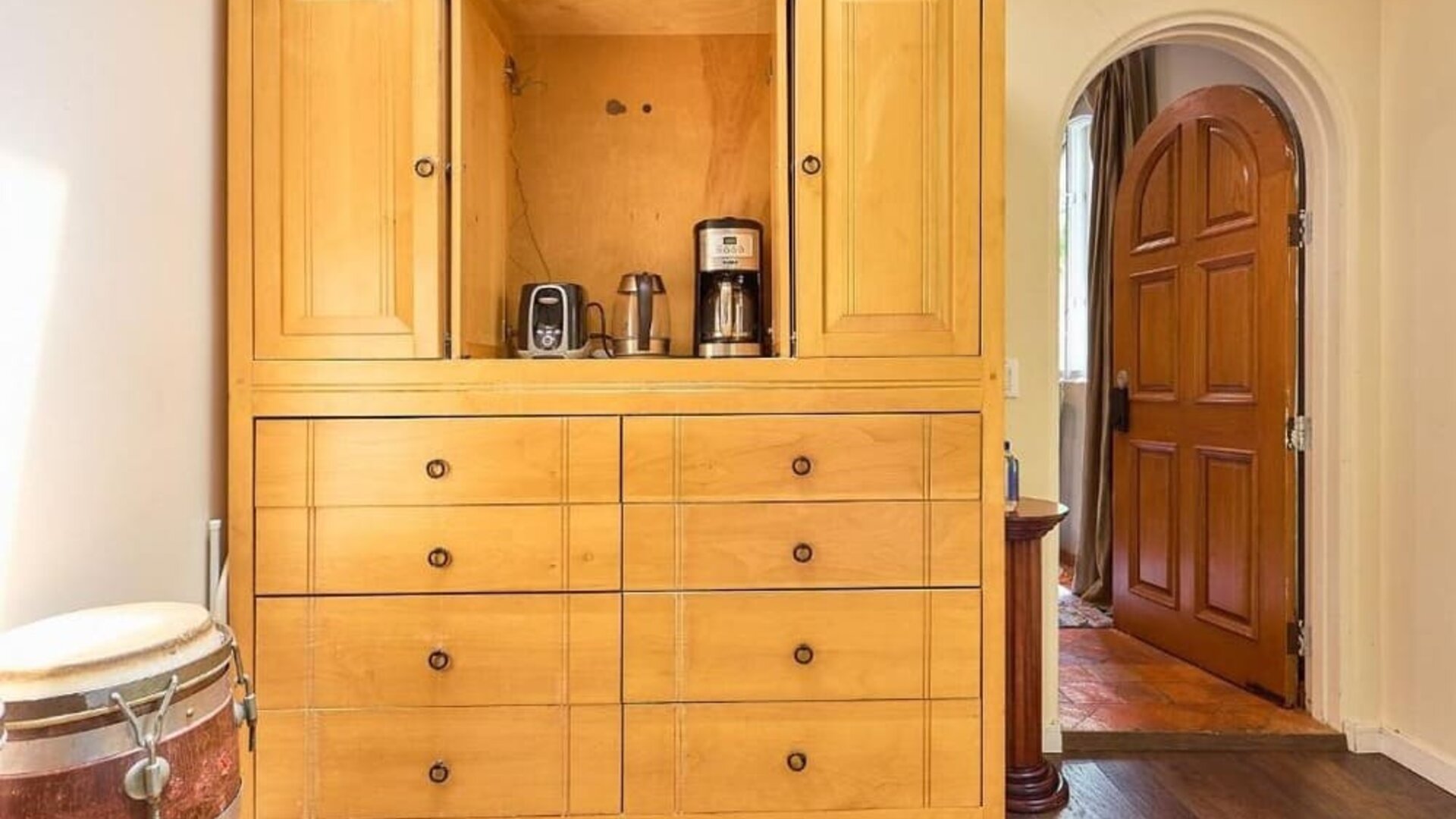 Coffee station at Beverly Hills Spanish.