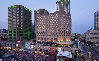Hotel exterior at DoubleTree By Hilton Montreal.