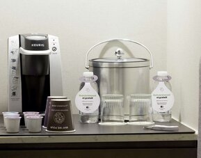Coffee station at DoubleTree By Hilton Montreal.