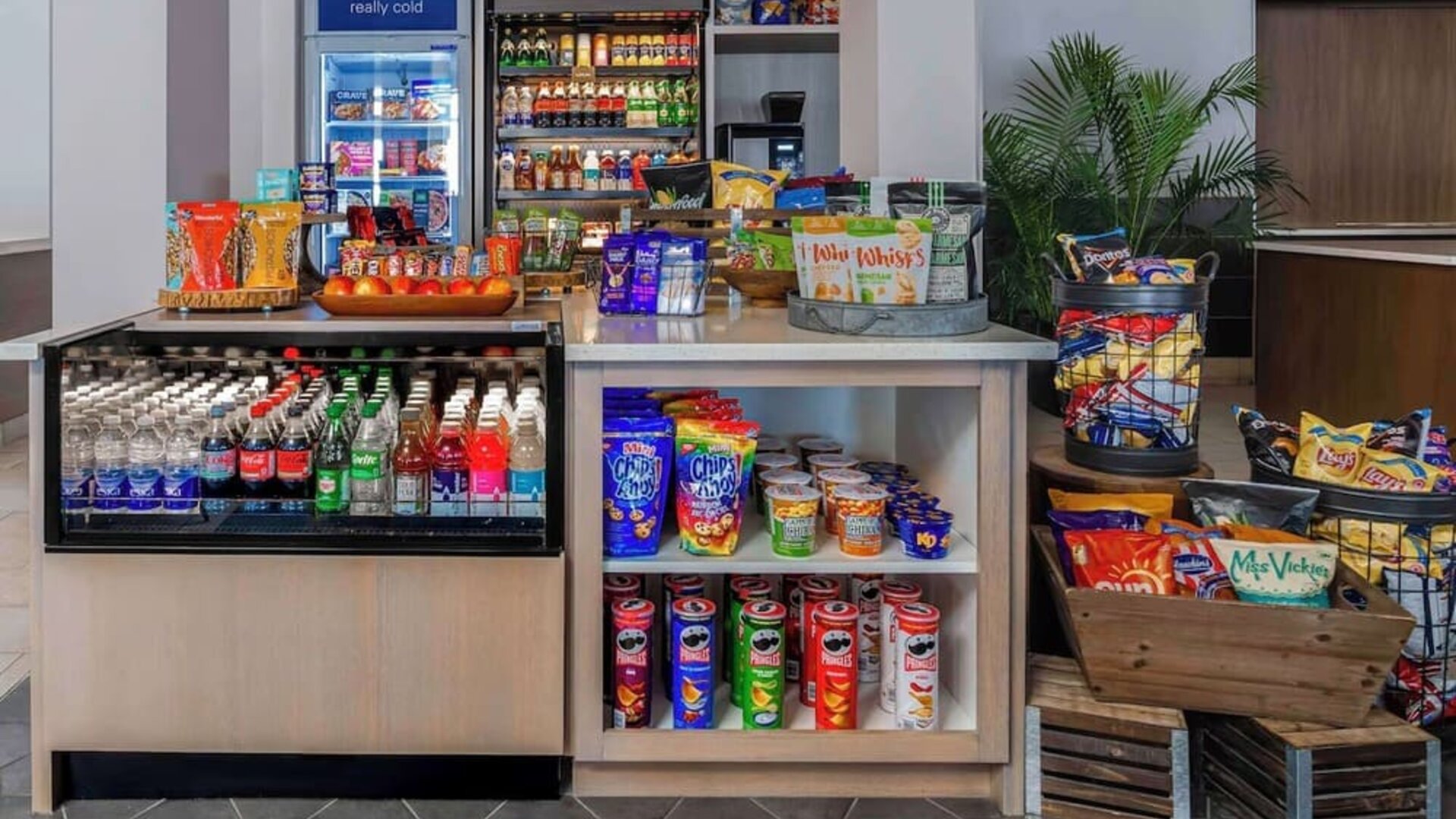 Snack bar at Hilton Garden Inn Calgary Airport.