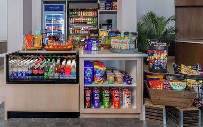Snack bar at Hilton Garden Inn Calgary Airport.