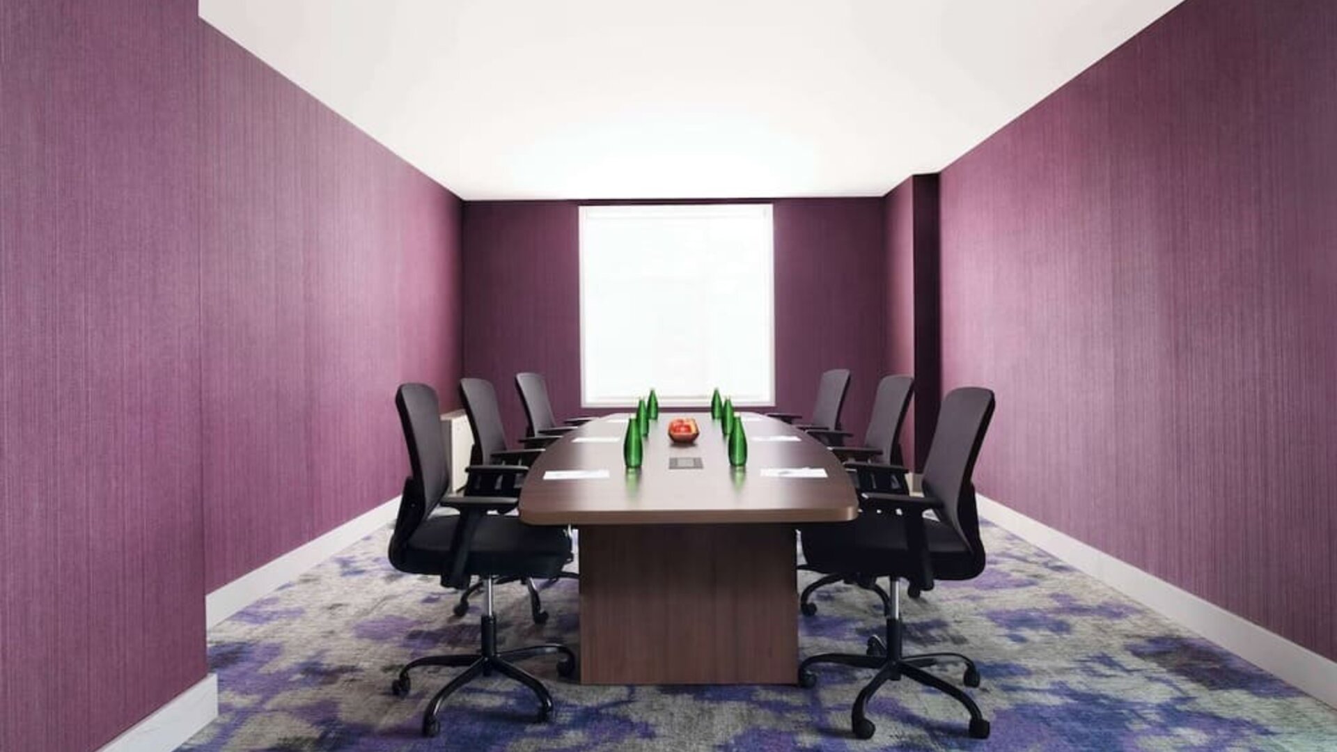 Meeting room at Hilton Garden Inn Calgary Airport.