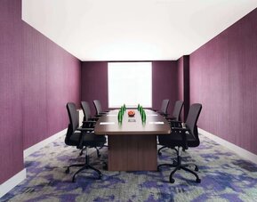 Meeting room at Hilton Garden Inn Calgary Airport.