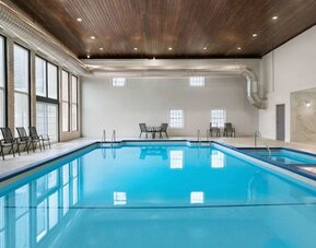 Indoor pool at Days Inn By Wyndham Saint John New Brunswick.