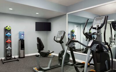 Gym at Days Inn By Wyndham Saint John New Brunswick.