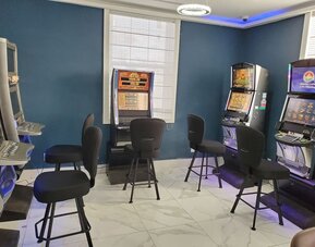Game room at Days Inn By Wyndham Saint John New Brunswick.