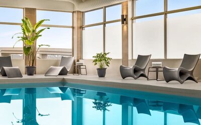 Indoor pool at Crowne Plaza Saint John Harbour View By IHG.