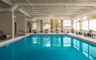 Indoor pool at Crowne Plaza Saint John Harbour View By IHG.