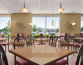 Dining room at Days Inn By Wyndham London.