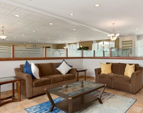 Lobby seating at Days Inn By Wyndham London.