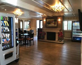 Vending machine at Lemon Tree Hotel & Suites Anaheim.