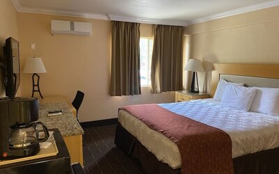 Day use room at Lemon Tree Hotel & Suites Anaheim.