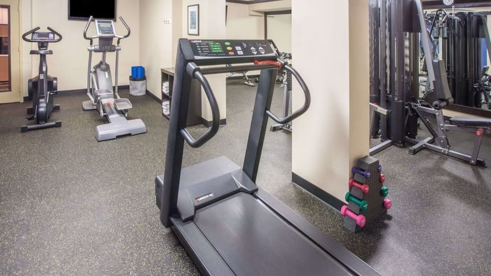 Gym at Wyndham Garden Schaumburg Chicago Northwest.