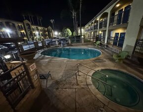 Outdoor pool at Five Star Inn West Covina.