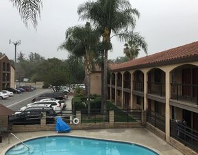 Outdoor pool at Five Star Inn West Covina.