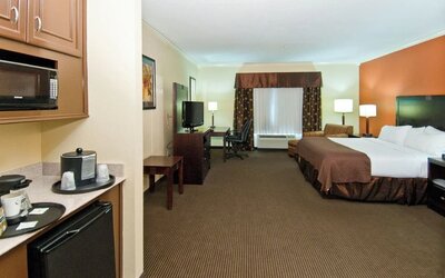 Day use room at Wyndham Lake Charles.