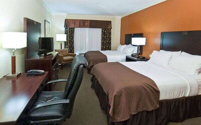 Day use room at Wyndham Lake Charles.