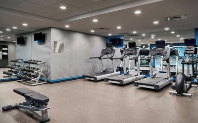 Fitness center at Fairfield Inn & Suites By Marriott Alexandria.