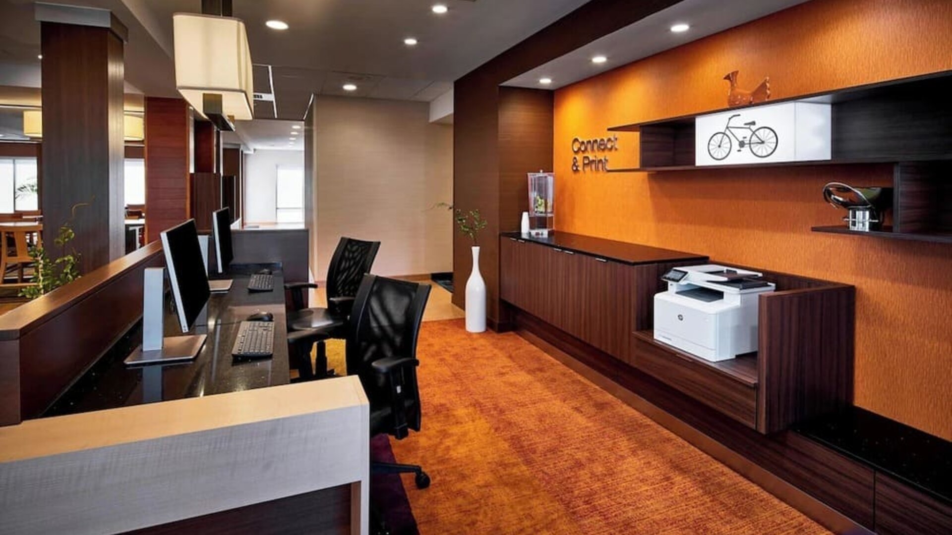Work space at Fairfield Inn & Suites By Marriott Alexandria.