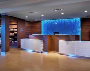 Reception desk at Fairfield Inn & Suites By Marriott Alexandria.