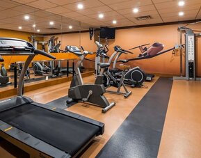 Fitness center at Best Western Premier Toronto Airport Carlingview.