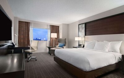 Day use room at Hilton Atlanta Airport.