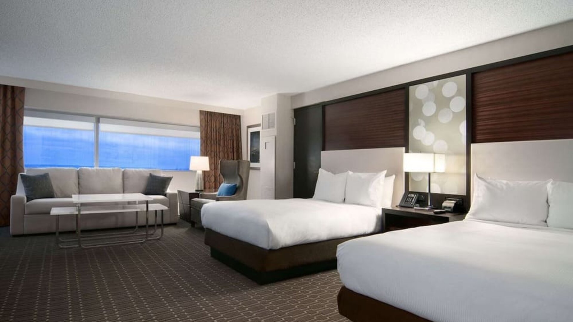 Day use room at Hilton Atlanta Airport.